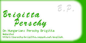 brigitta perschy business card